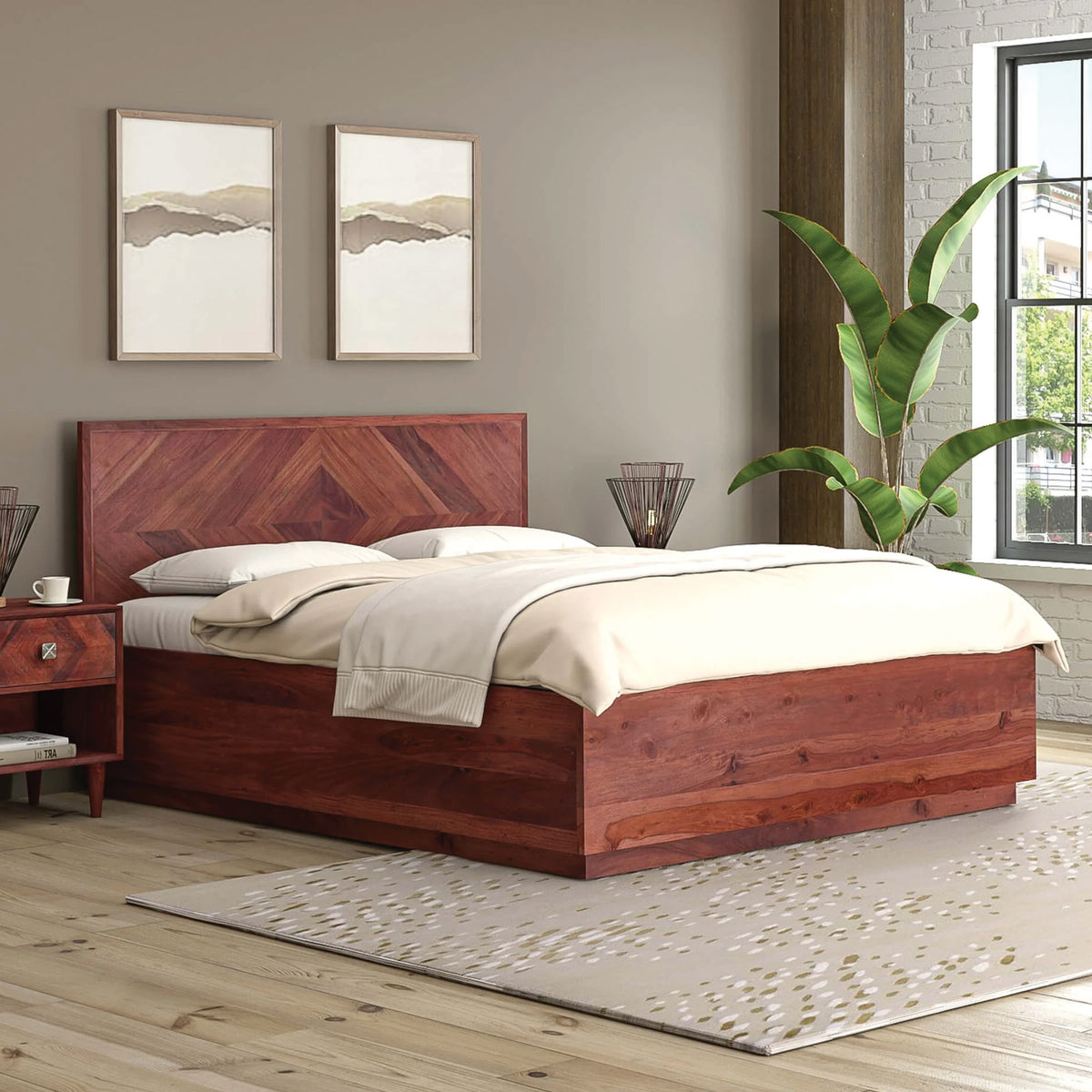 Dado Queen Hydraulic Bed