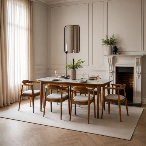 Dado Dining Table With 6 Chairs