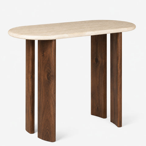 Abacus Marble Console Table