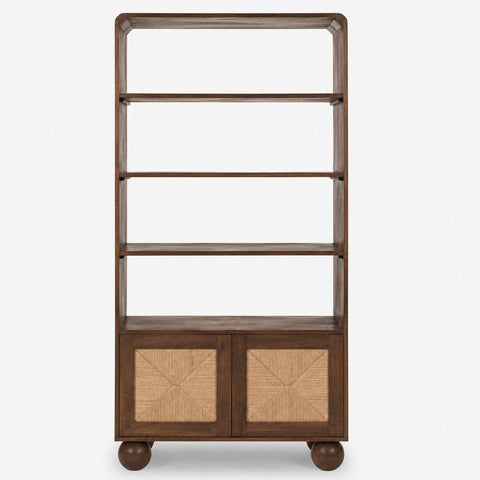 Abacus Acacia Wooden Bookshelf