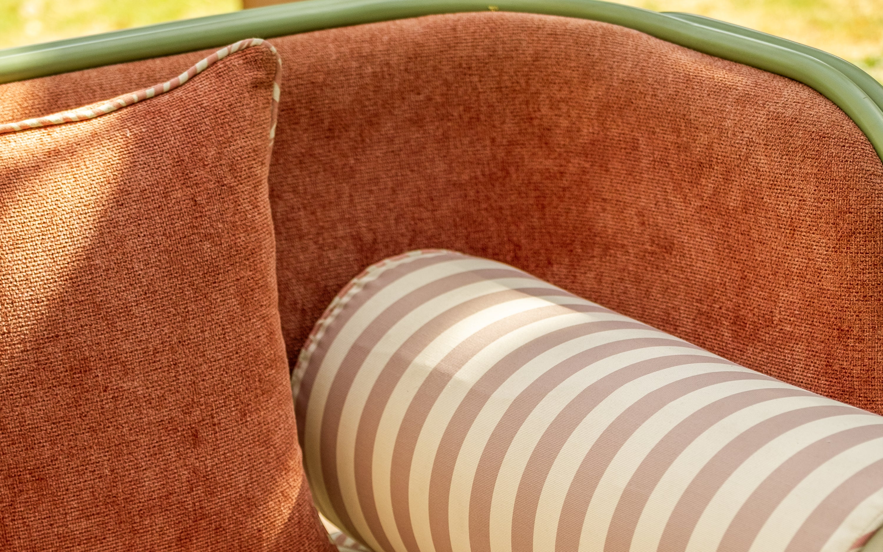 Dastoori Outdoor 3 Seater Sofa - with white background - Orange Tree