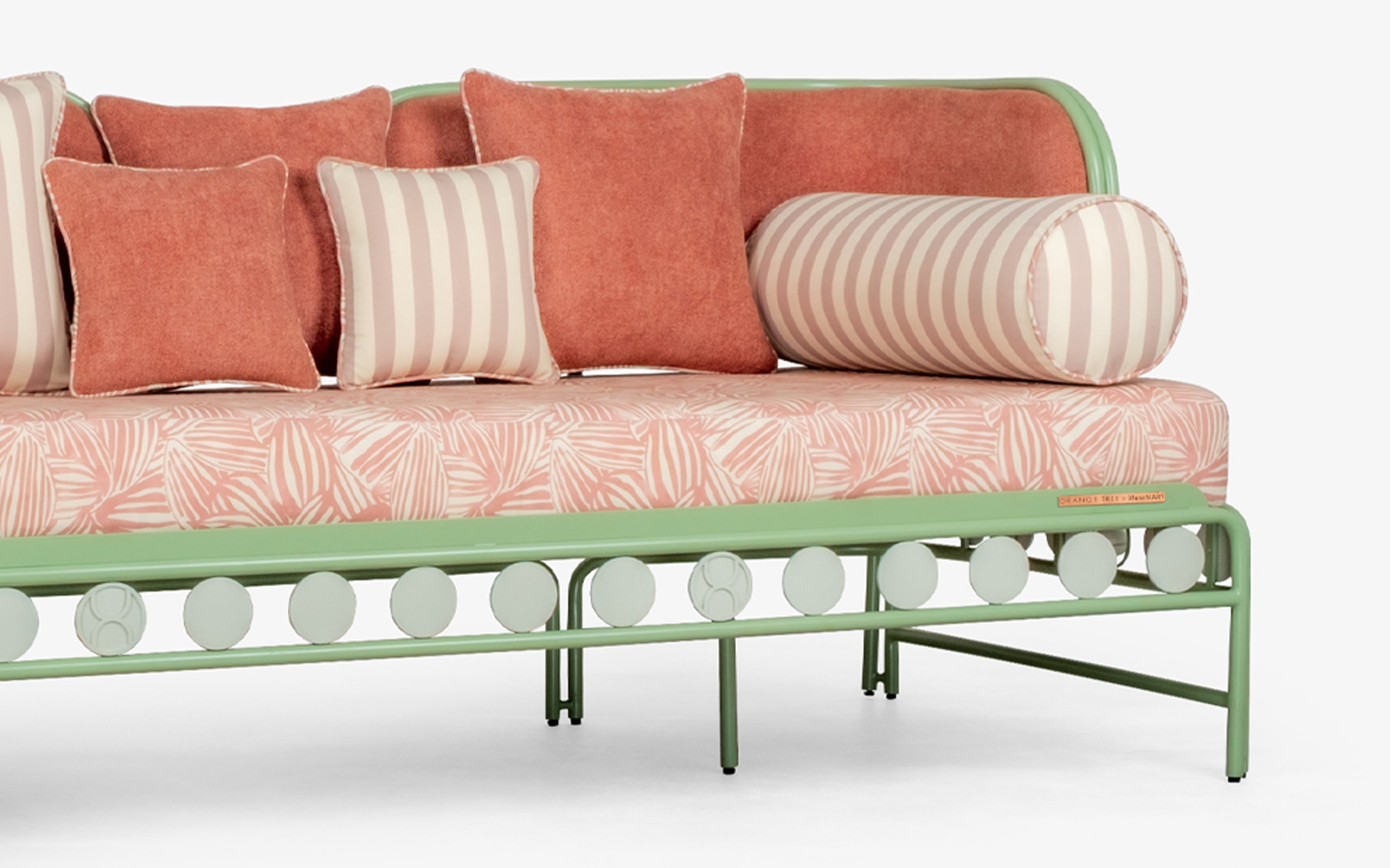 Dastoori Outdoor 3 Seater Sofa - with white background - Orange Tree