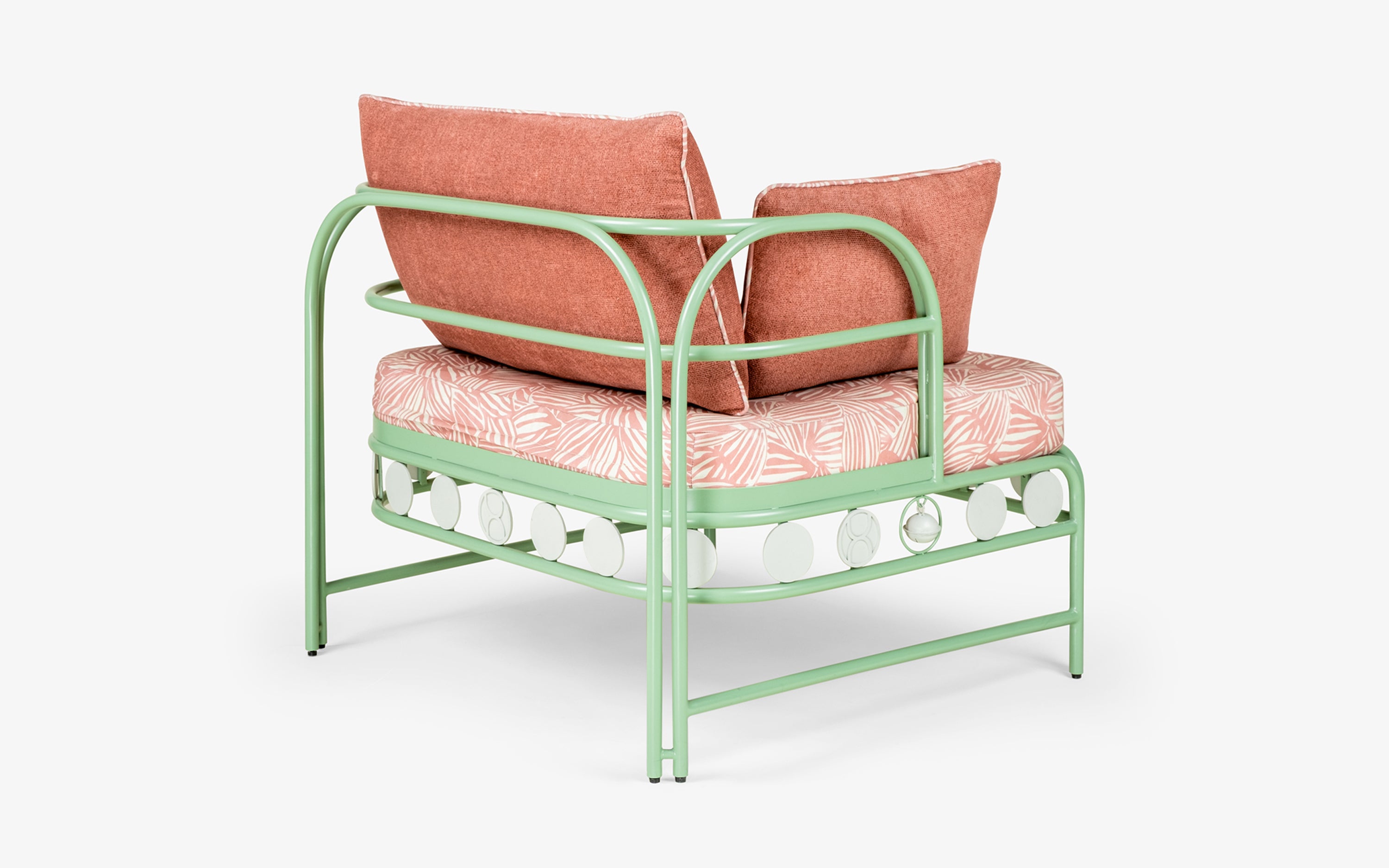 Dastoori Outdoor Single Seater Sofa - with white background - Orange Tree