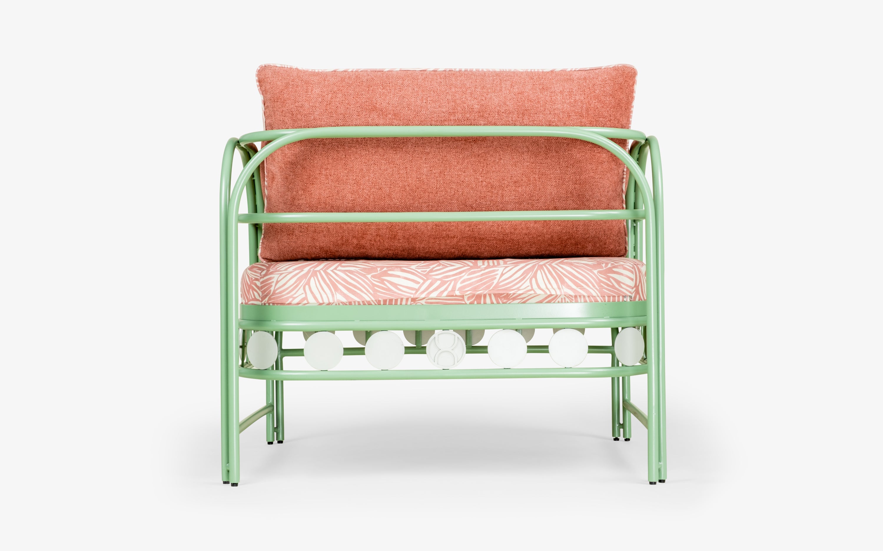 Dastoori Outdoor Single Seater Sofa - with white background - Orange Tree