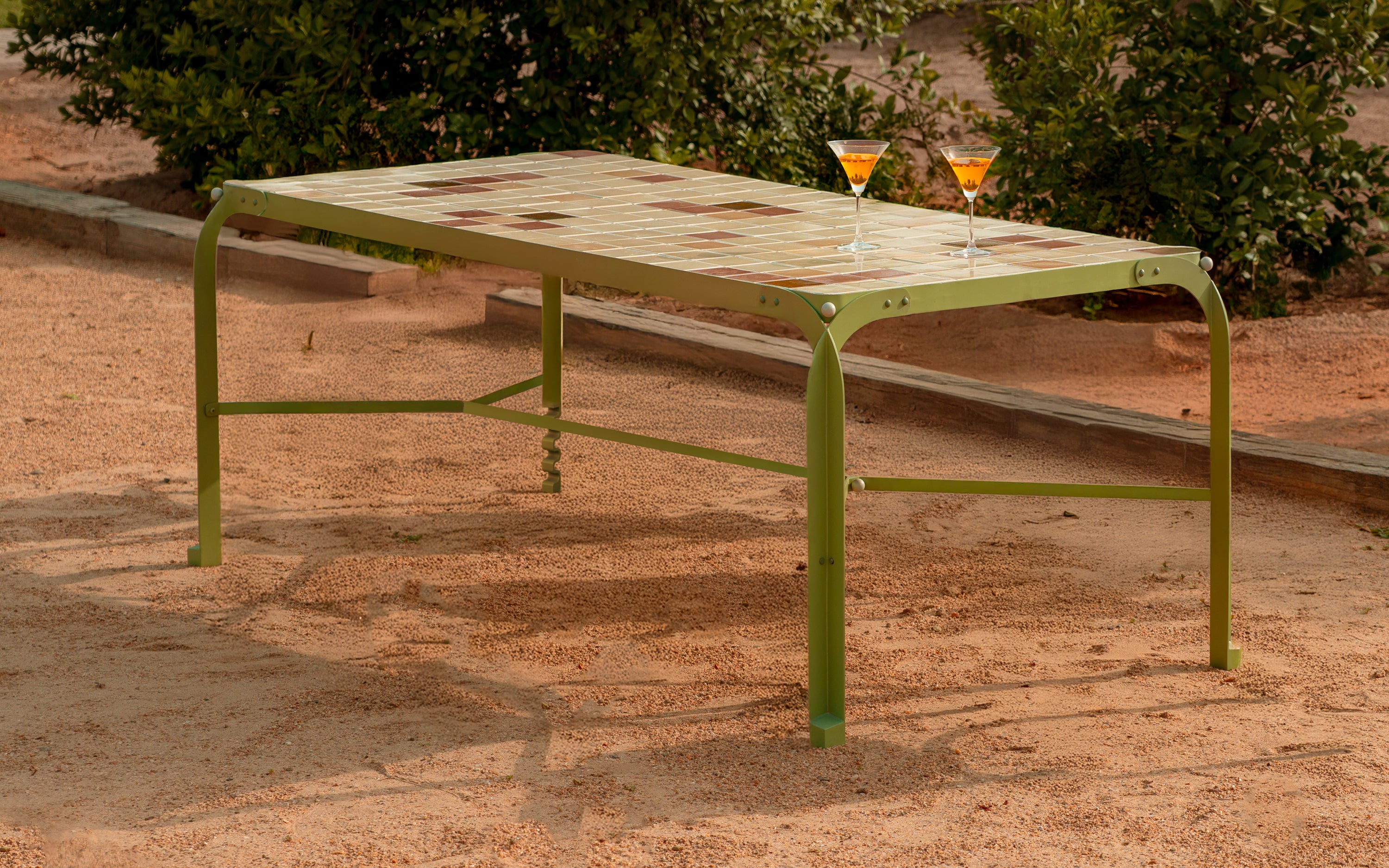 Dastoori Outdoor Dining Table - Orange Tree