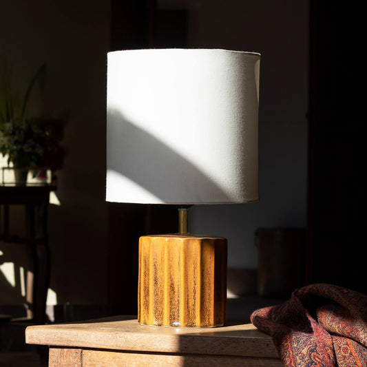 Doric Brown Table Lamp