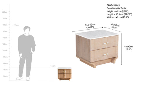 Dune Bedside Table
