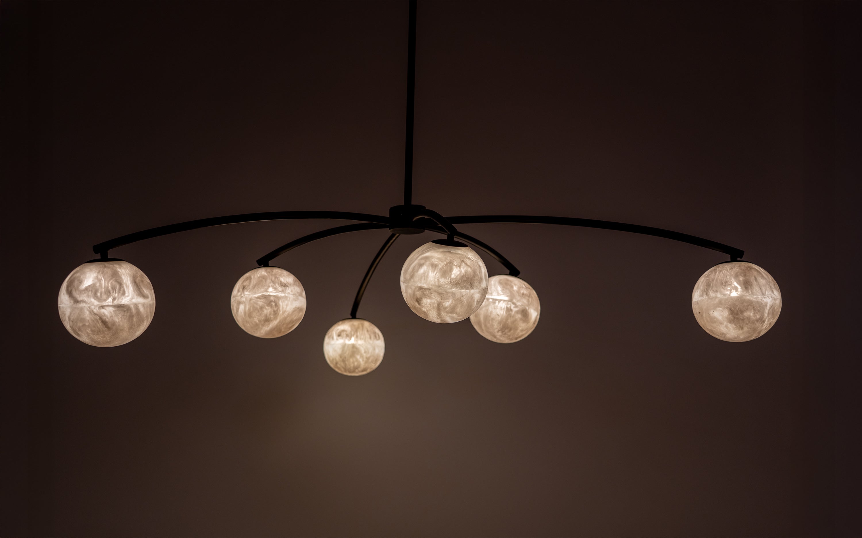 Eos Chandelier - with white background - Orange Tree