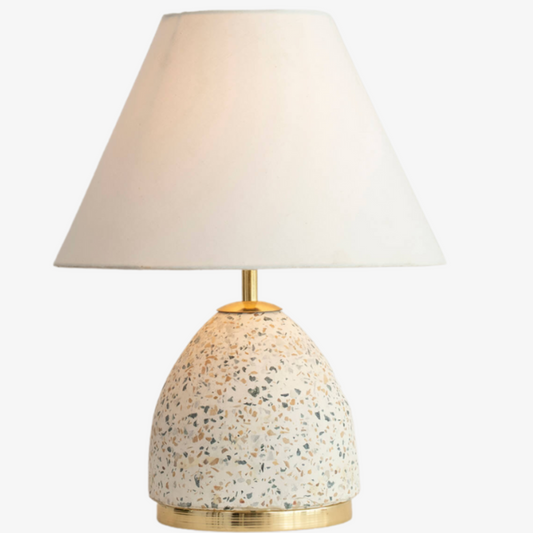 Eros White Conical Table Lamp