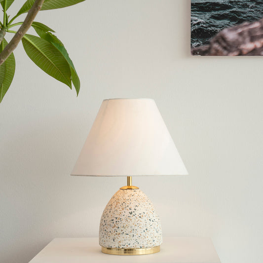 Eros White Conical Table Lamp