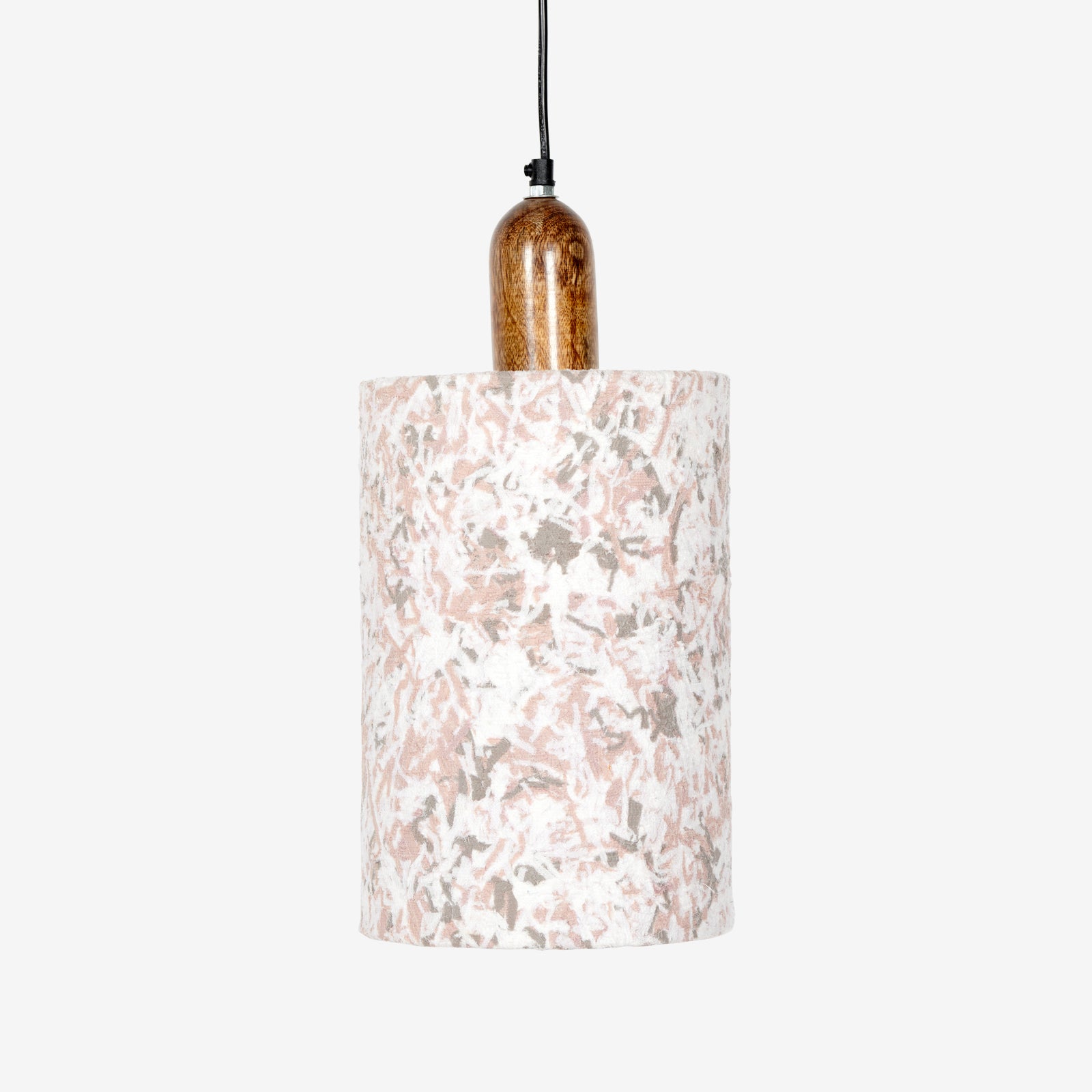 Flake Hanging Lamp Beige Tall