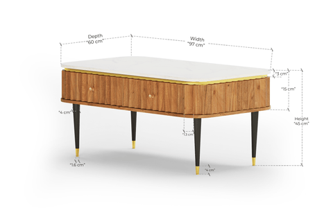 Flute Coffee Table