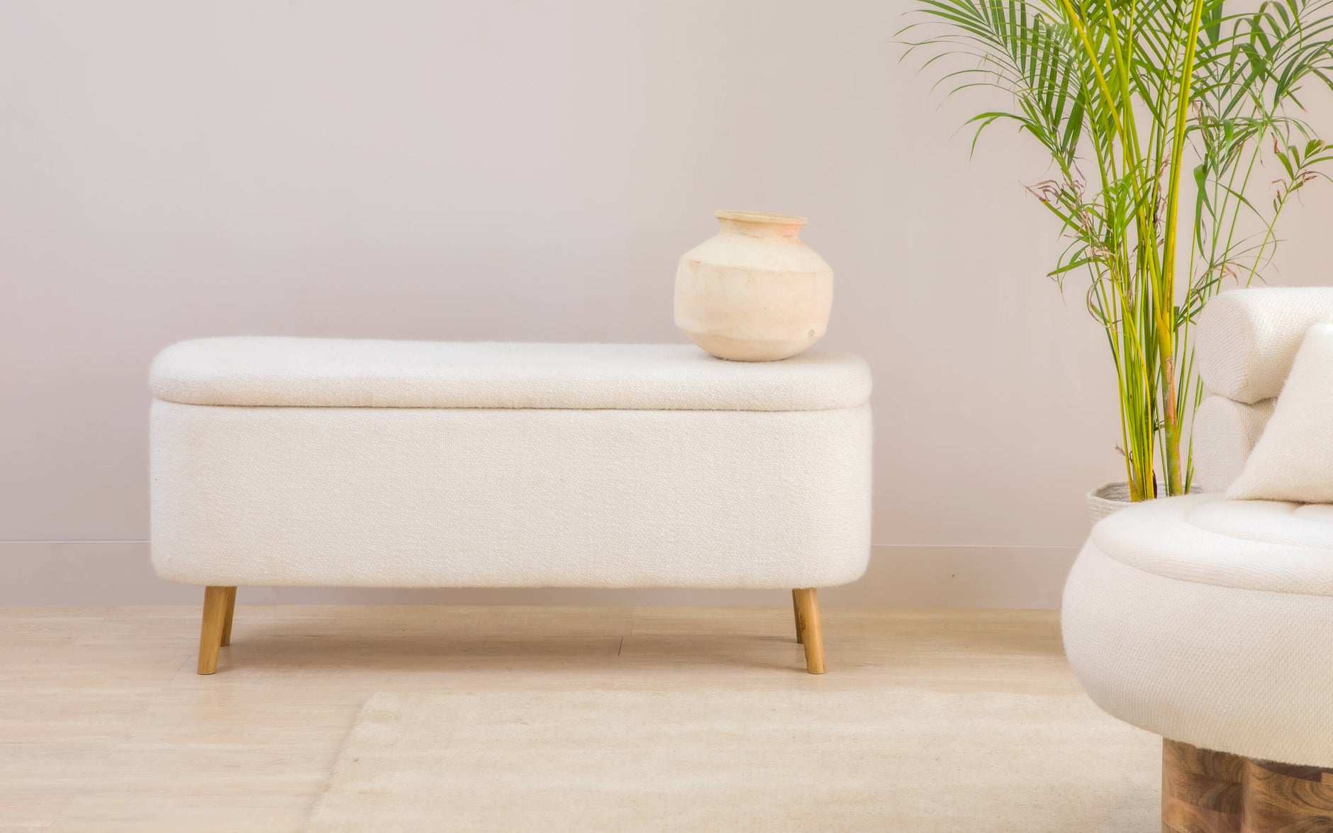 Upholstered Bench for a Rich Luxury Room - Orange Tree Home