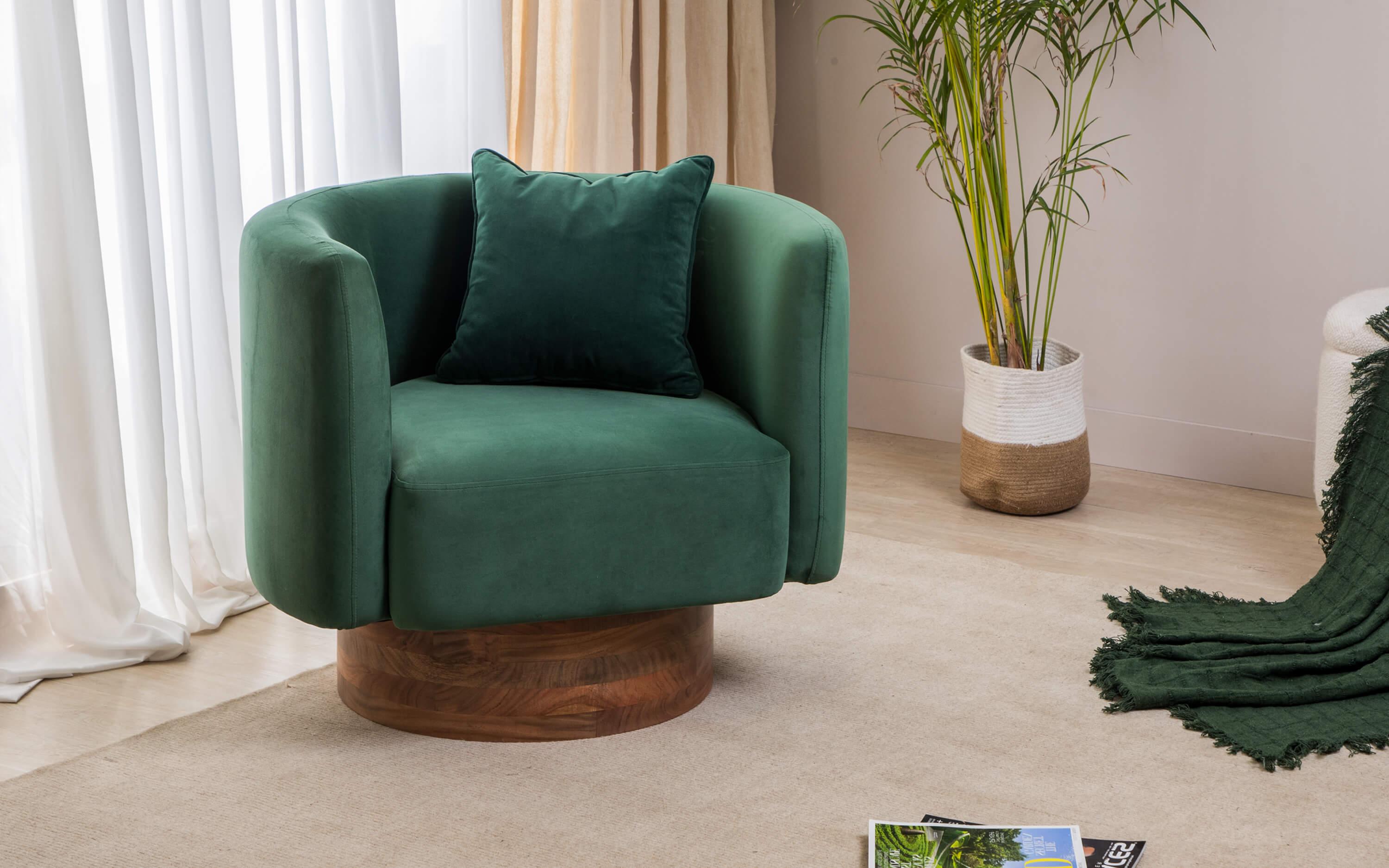 Soft Cushioned Pouf for a Rich Luxury Room - Orange Tree Home