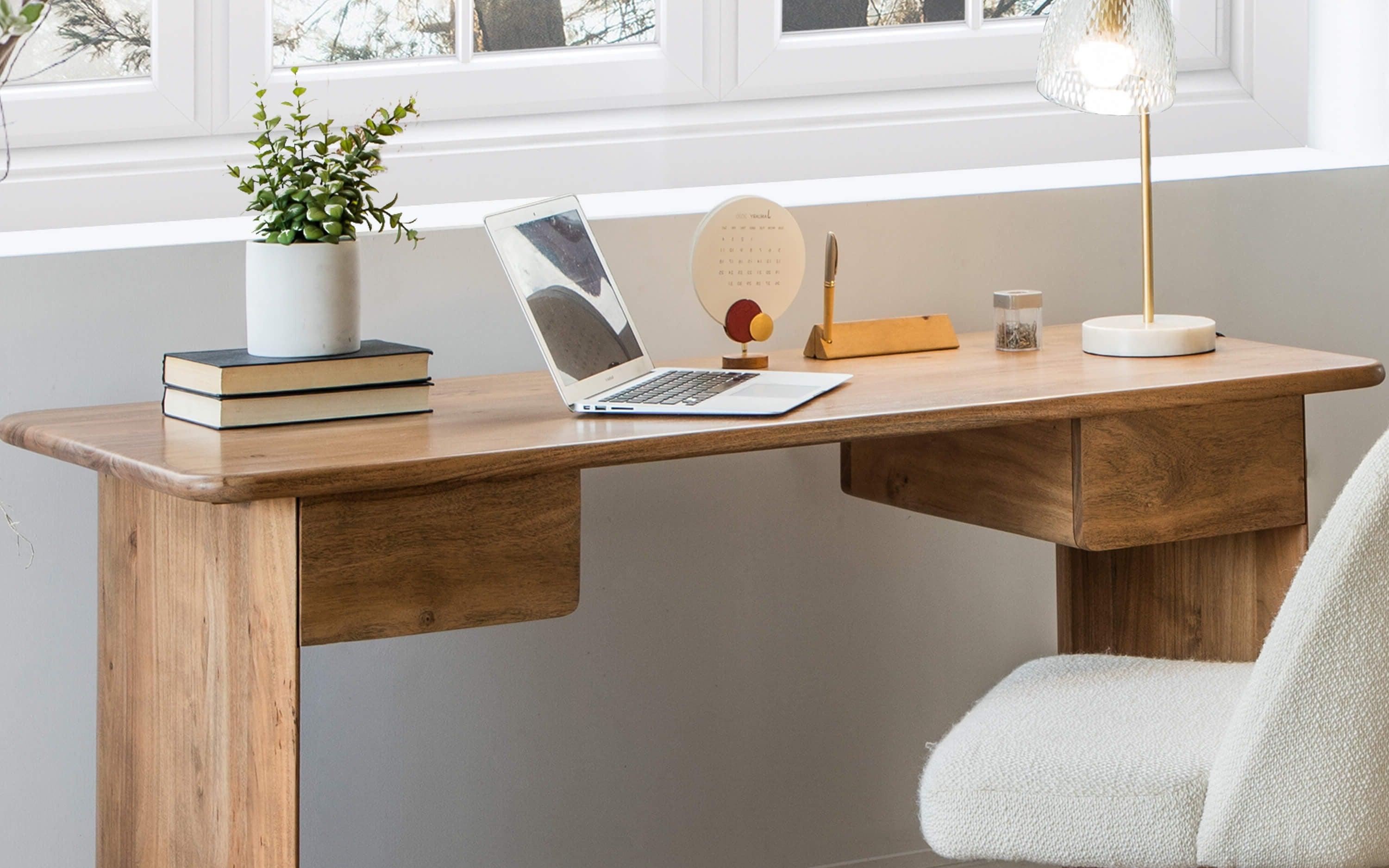 Laptop Wooden Table with Storage - Orange Tree 