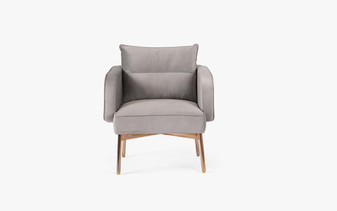Barcelona Single Seater Sofa Grey
