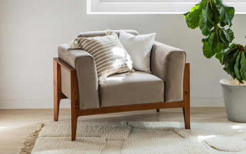 New Home Decor Ideas 2023. Single Seater Sofa - Orange Tree 