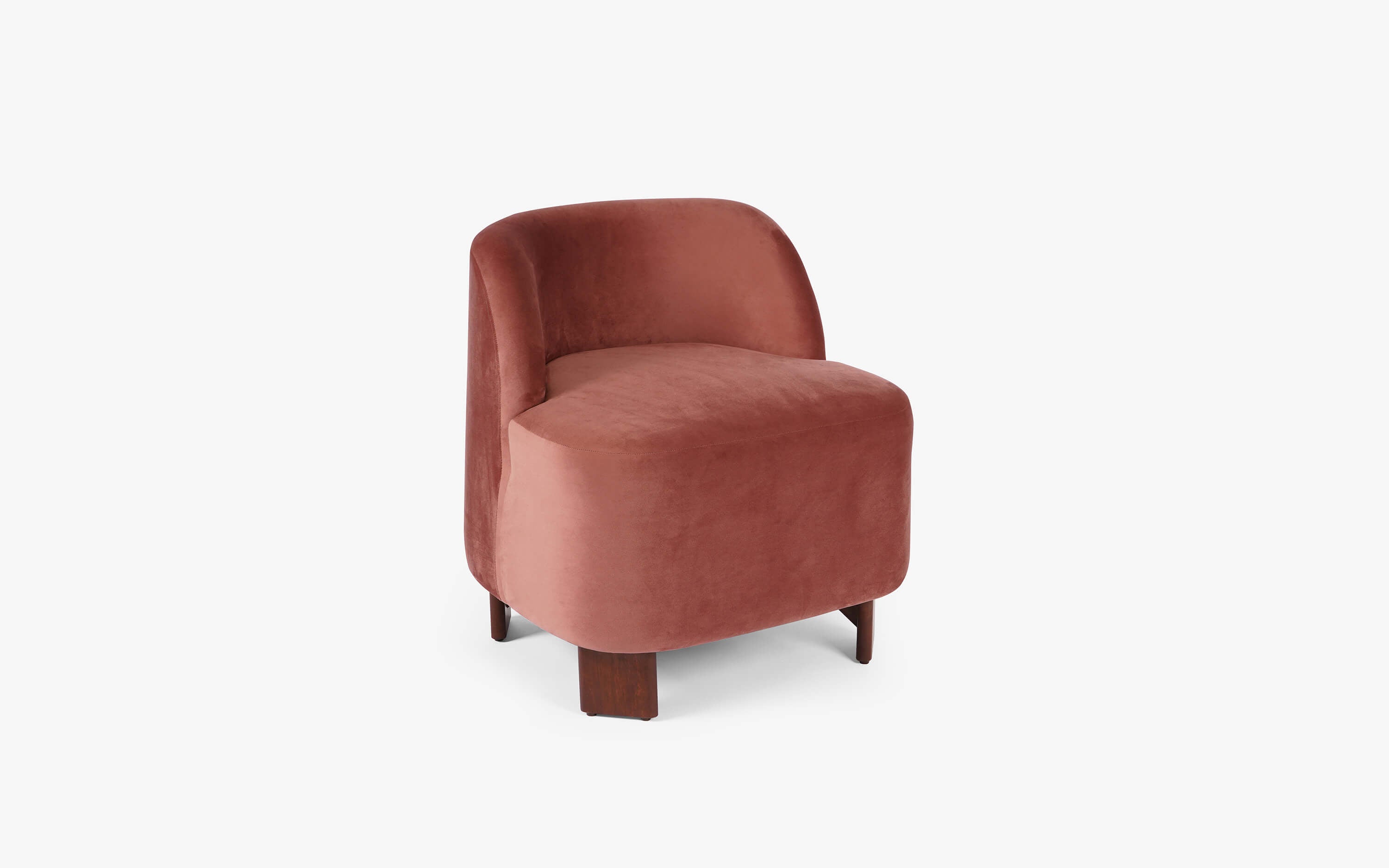 Maru Lounge Chair Coral Pink