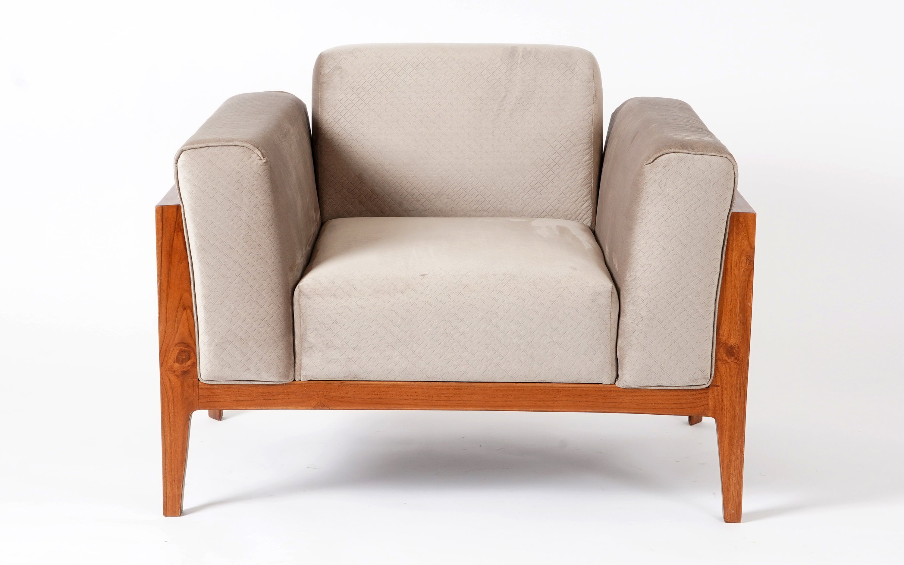 Yuki Single Seater Sofa - Orange Tree
