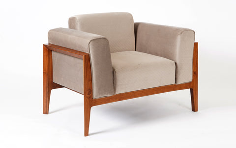 Yuki Single Seater Comfortable sofa for living room - Orange Tree