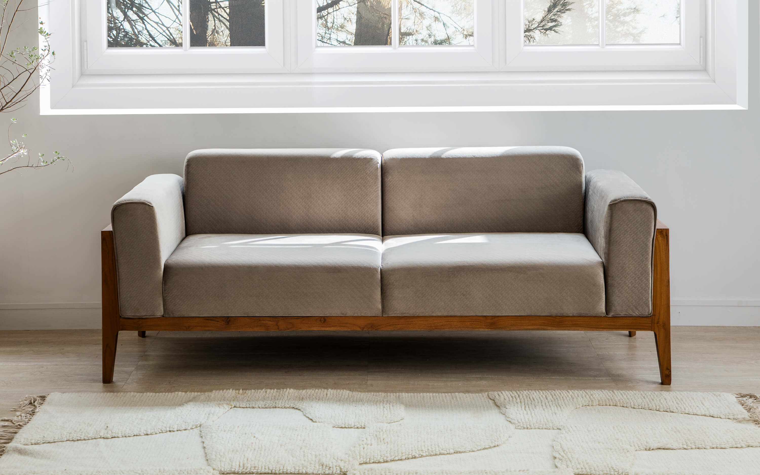 Cushion Sitting Sofa for living room - Orange Tree 