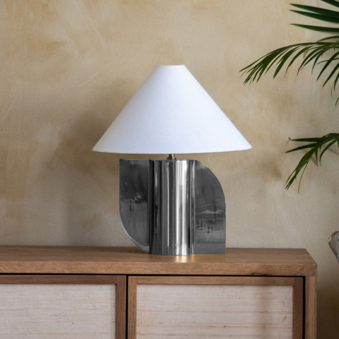 Helia Silver Table Lamp