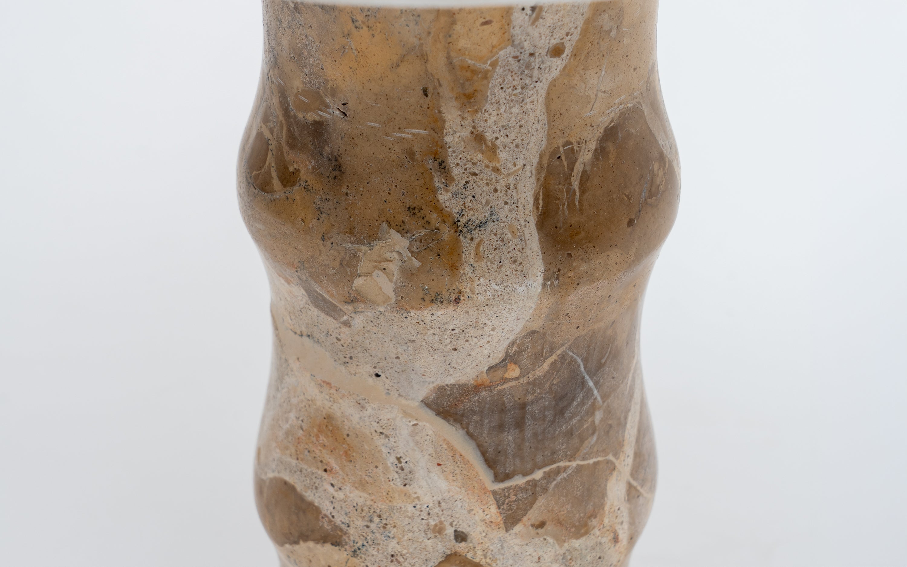 Halo Small Table Lamp - Close shot - from left angle - Orange Tree