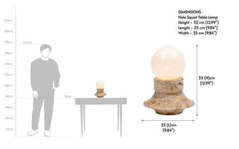 Halo Squat Table Lamp