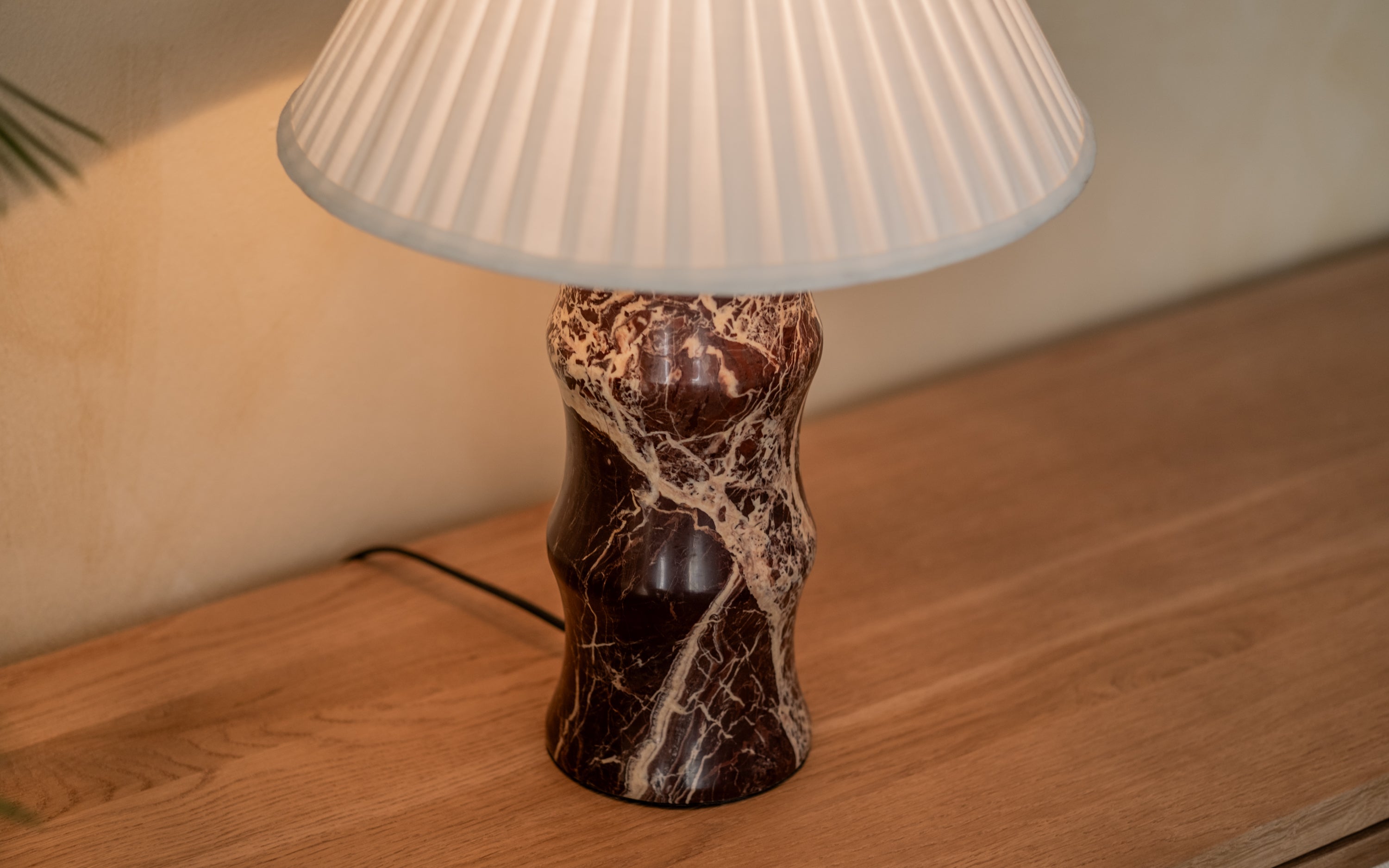 Halo Tall Table Lamp - with white background - Orange Tree