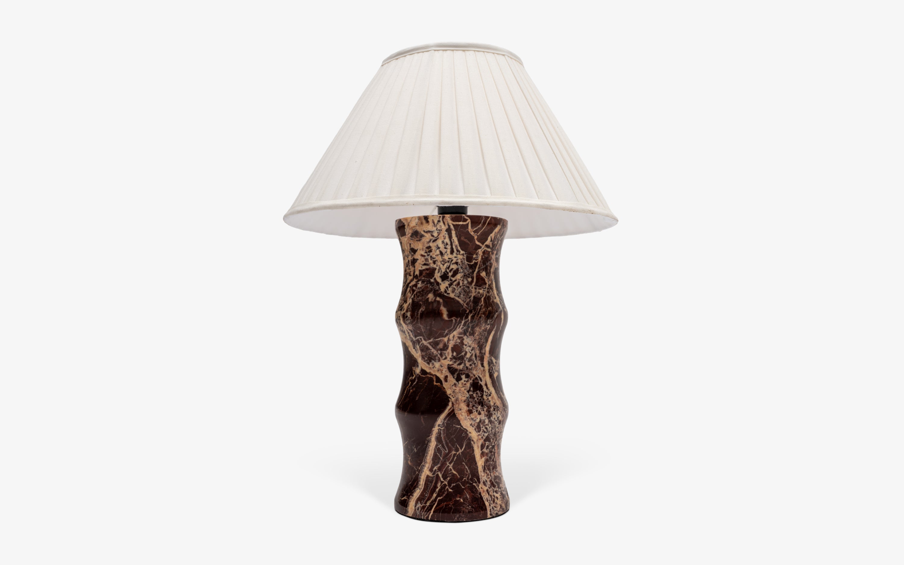 Halo Tall Table Lamp - Close shot - from left angle - Orange Tree