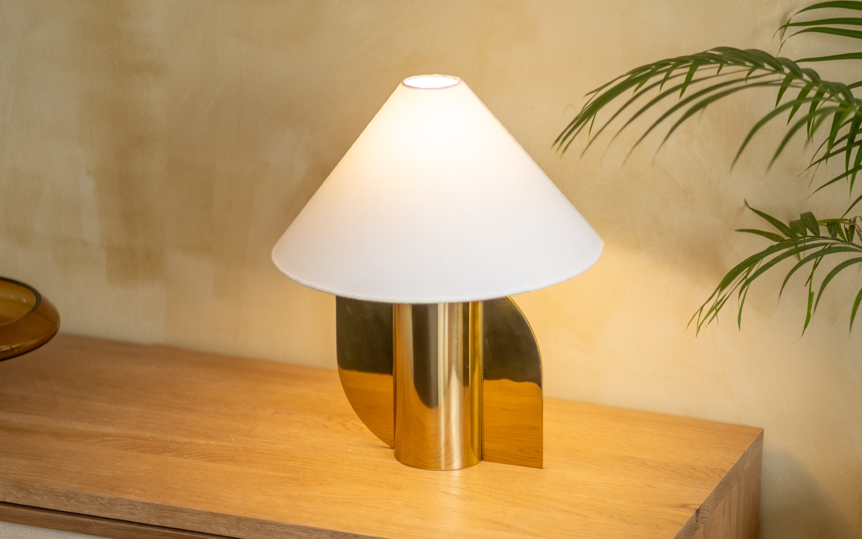 Helia Gold Table Lamp - Main Image