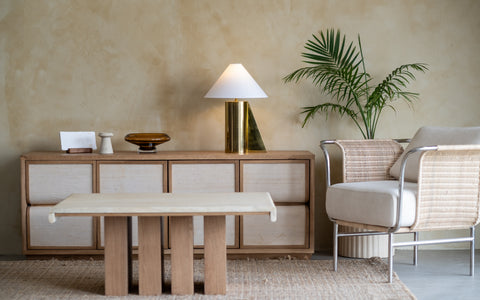 Helia Gold Tall Table Lamp