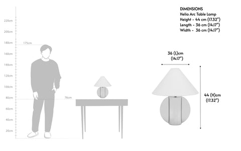 Helia Arc Table Lamp