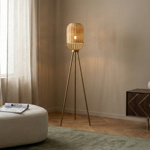 Henka Natural Floor Lamp