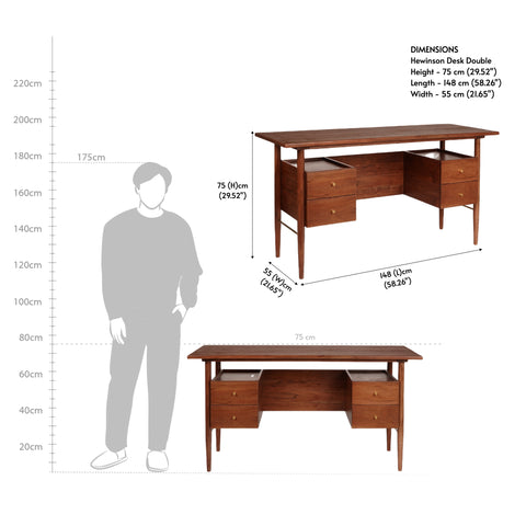 Hewinson Desk Double