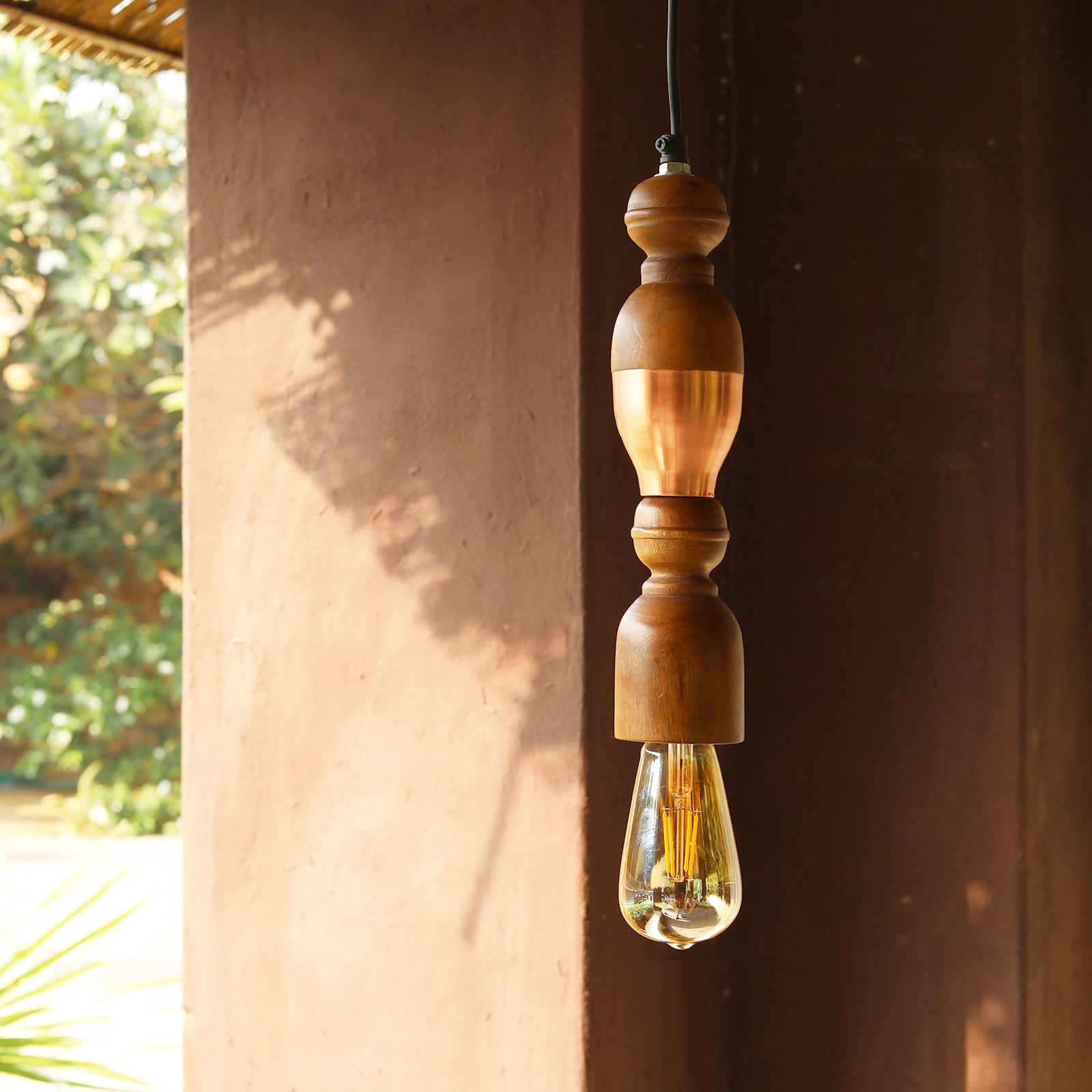 Jodha Copper Hanging Lamp Filament