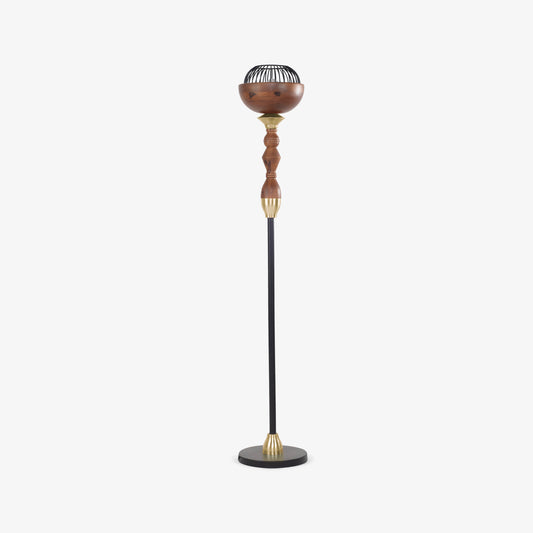 Jodha Gold Floor Lamp Without Shade