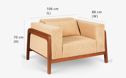 Joy 1 Seater Sofa