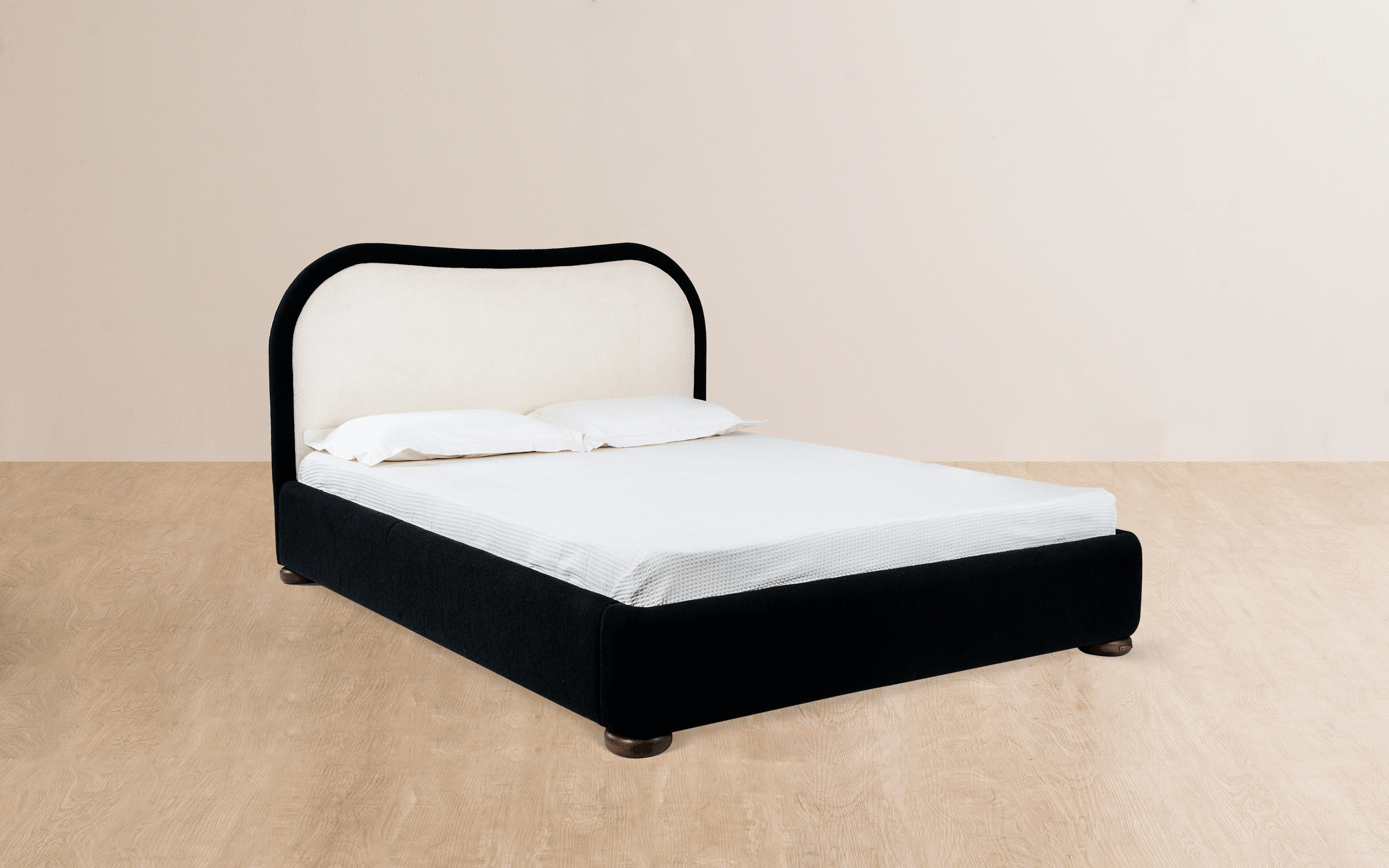 Kaba Upholstered Queen Bed with Storage - Orange Tree