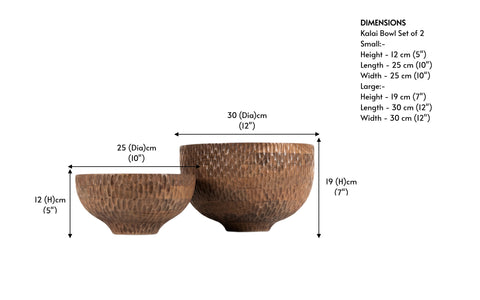 Kalai Bowl Set of 2