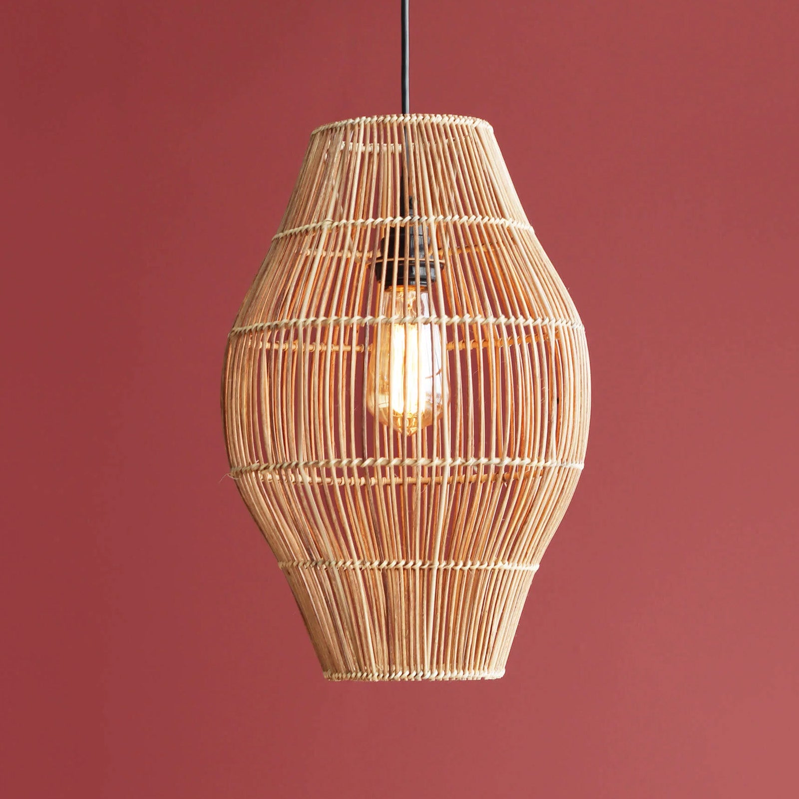 Kaya Oval Hanging Lamp Small