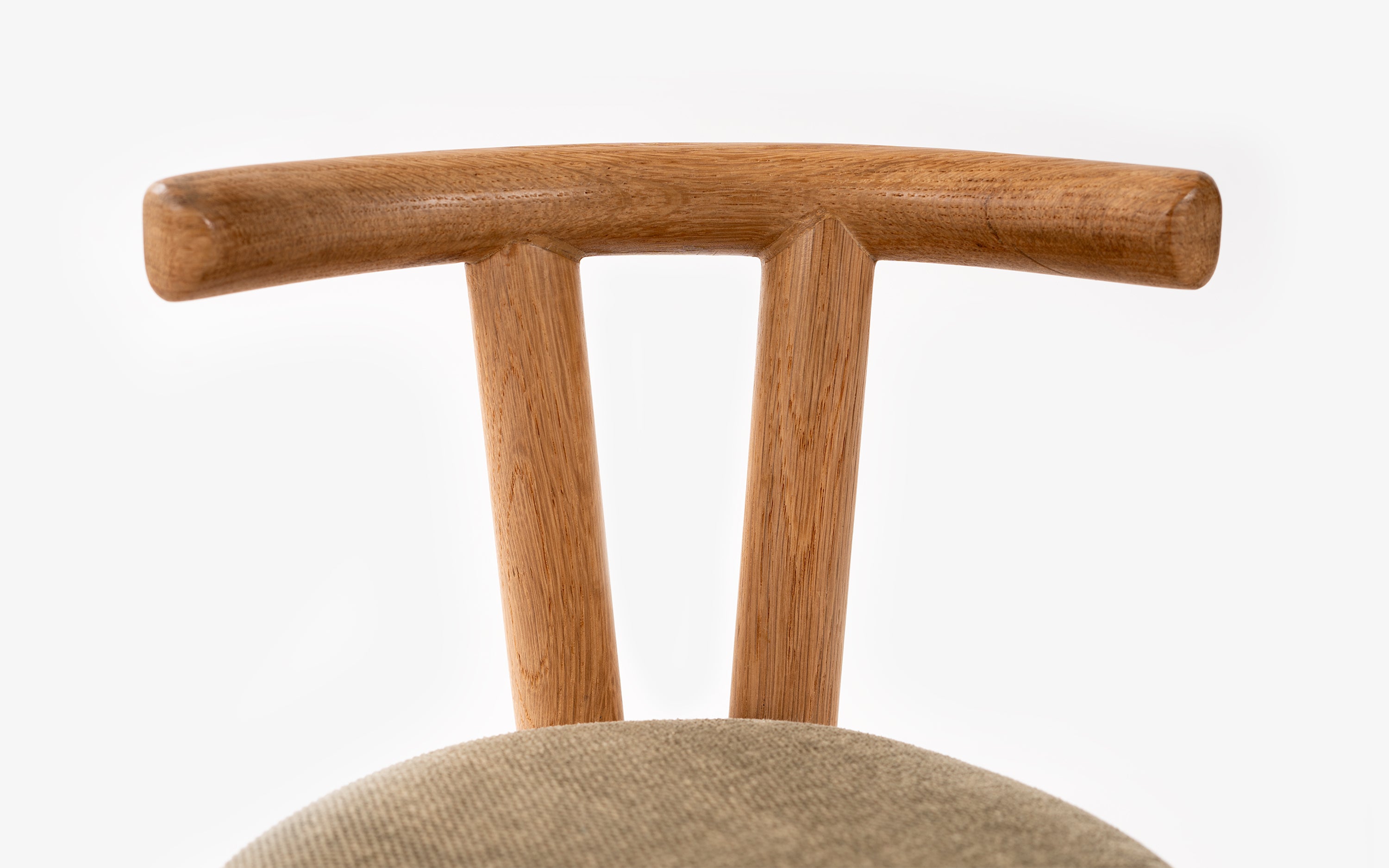 Buy Kiko Oak Wood kids Chair with Upholstery - with white background - Orange Tree