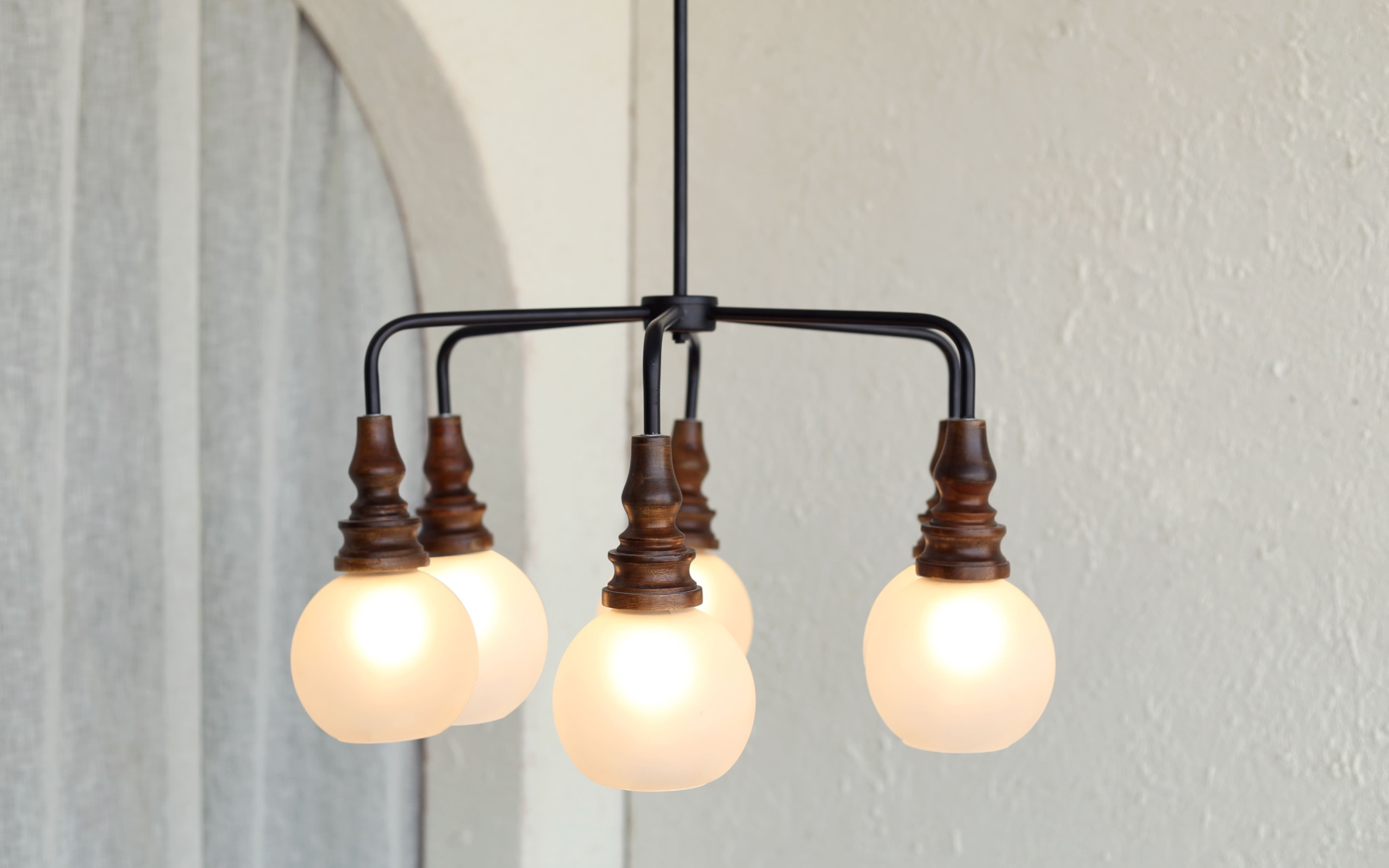 Buy Kunshu Cluster Pendant Light | Frosted Glass - Orange Tree