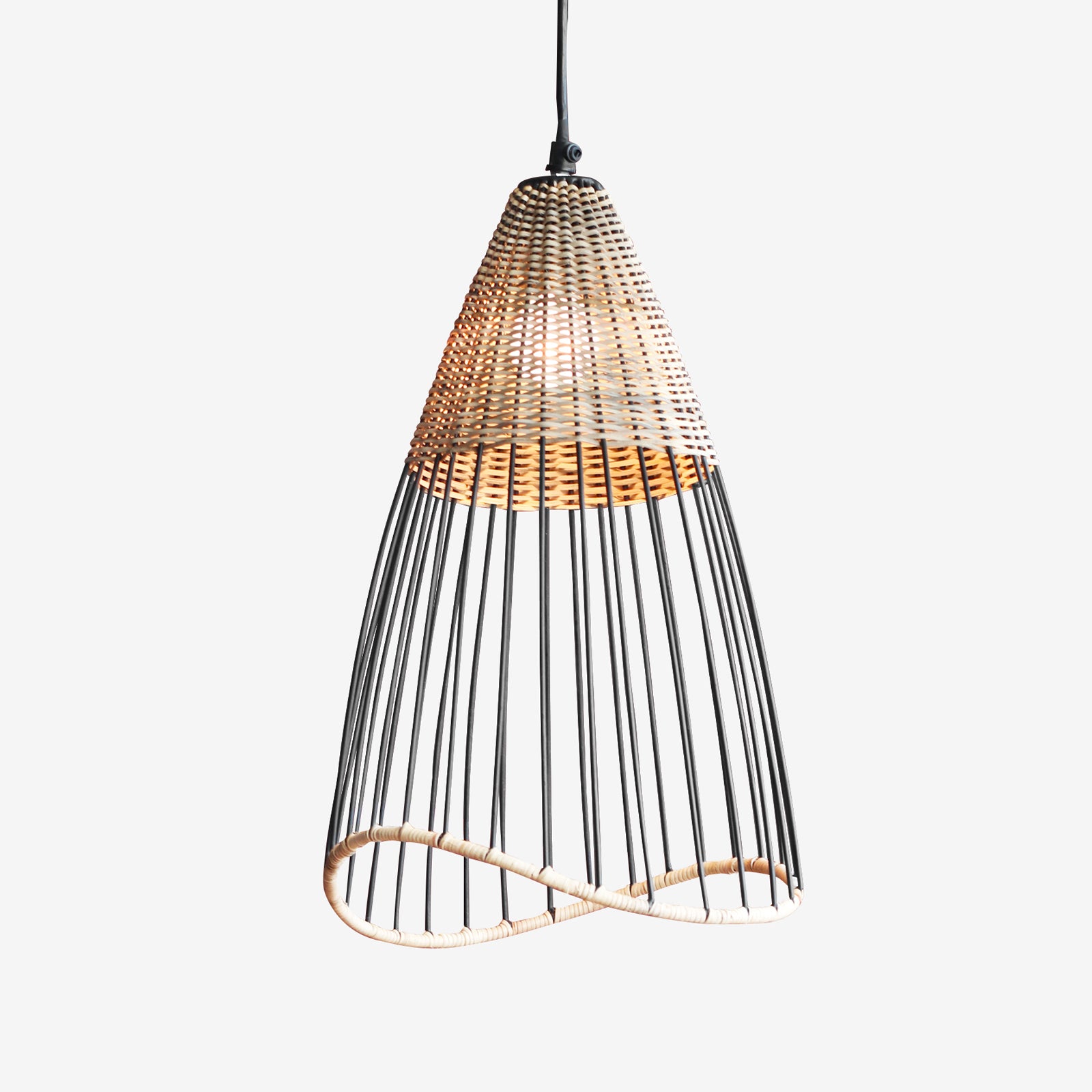 Kyoto Conical Tall Hanging Lamp