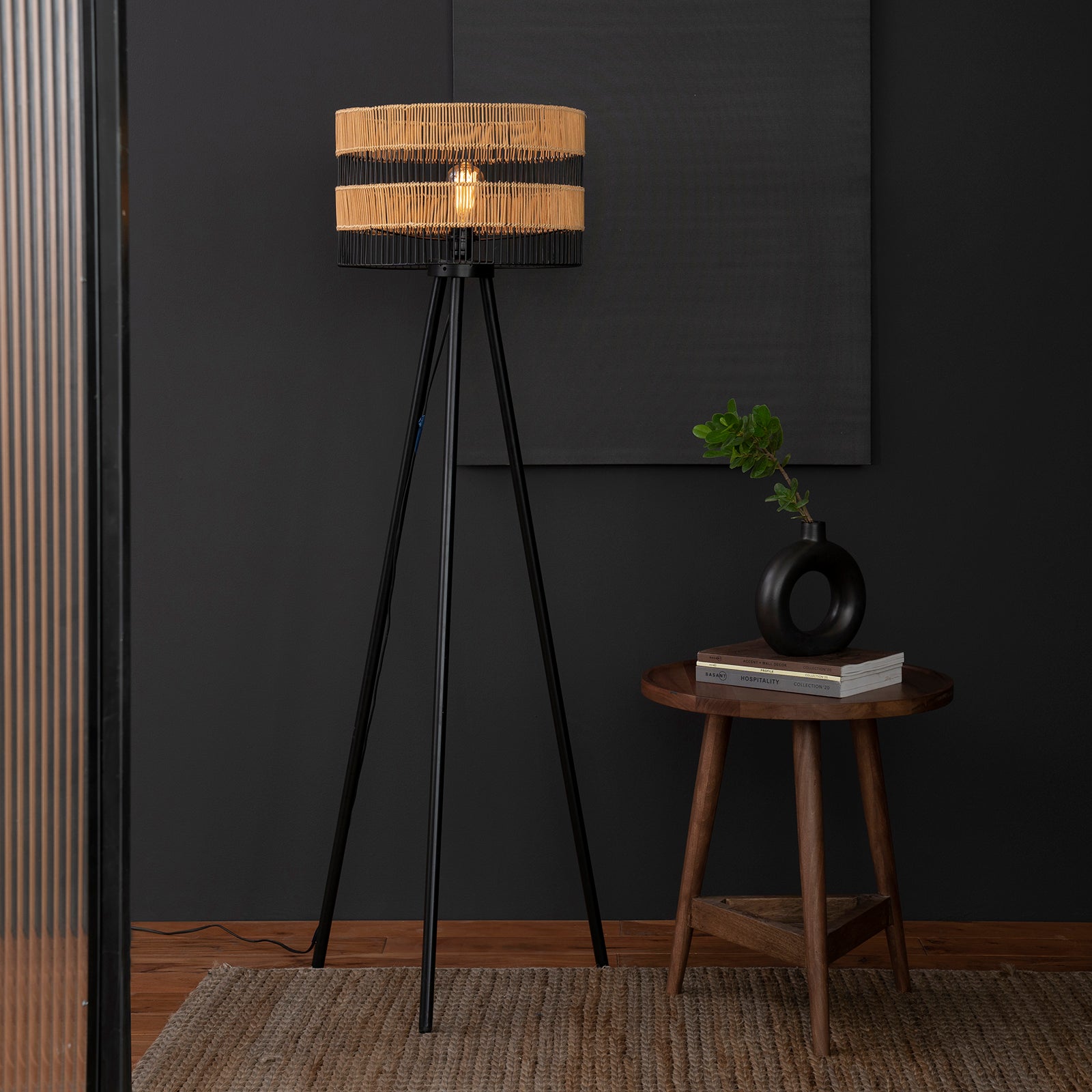 Kyoto Drum Floor Lamp