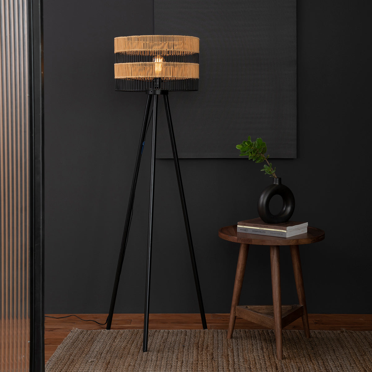 Kyoto Drum Floor Lamp