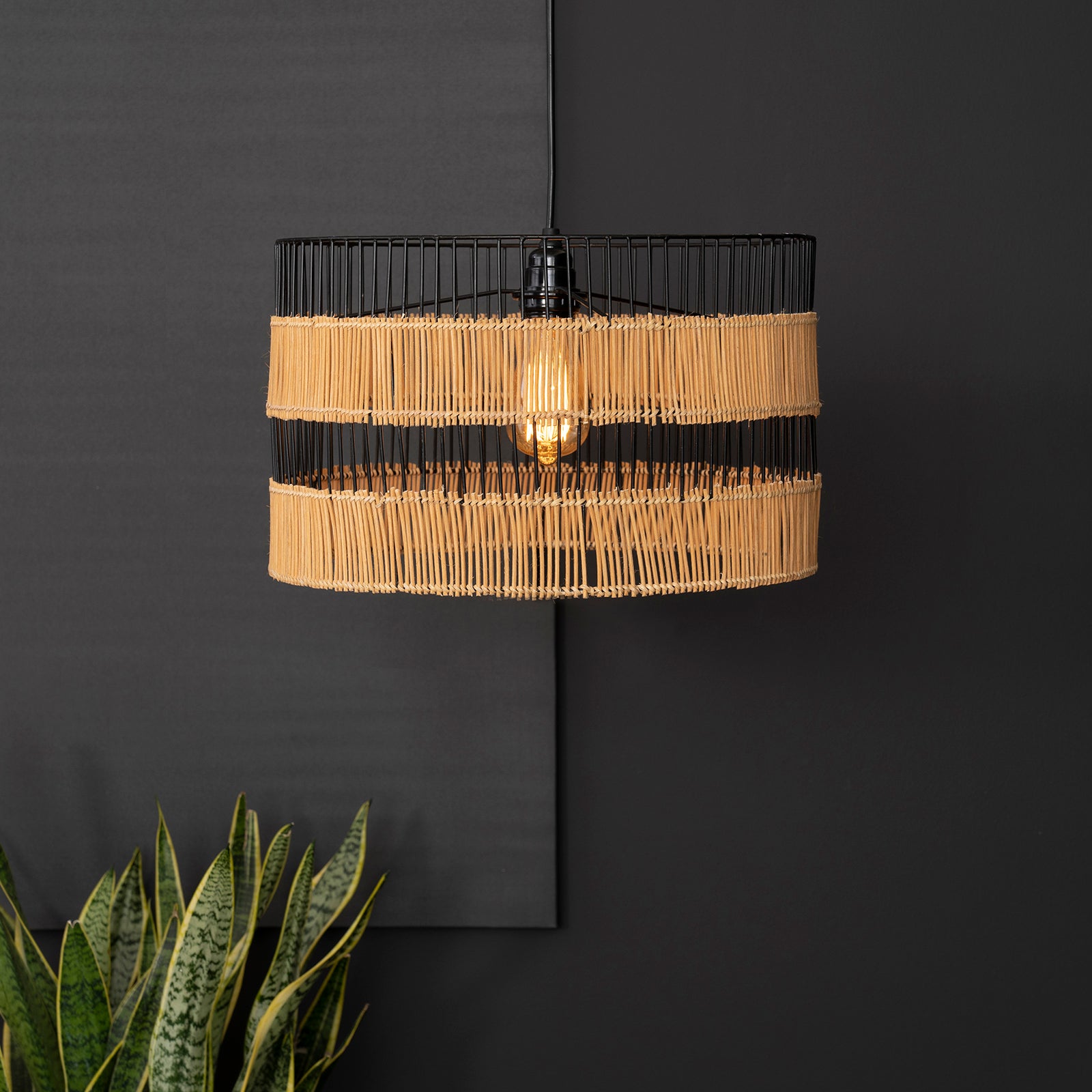 Kyoto Drum Hanging Lamp