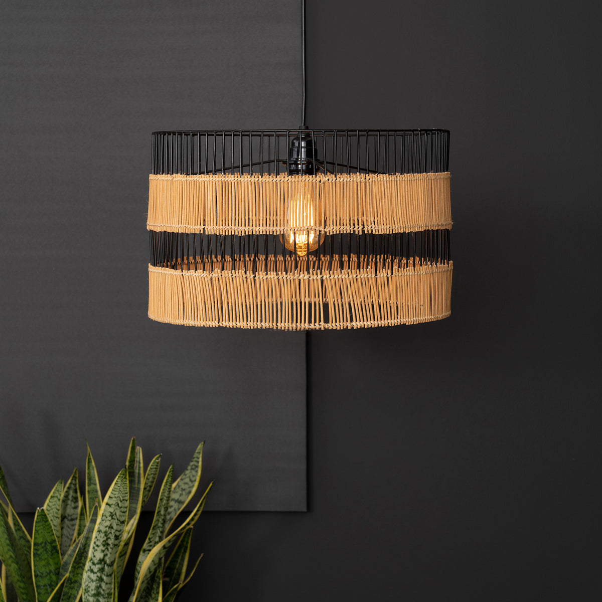 Kyoto Drum Hanging Lamp