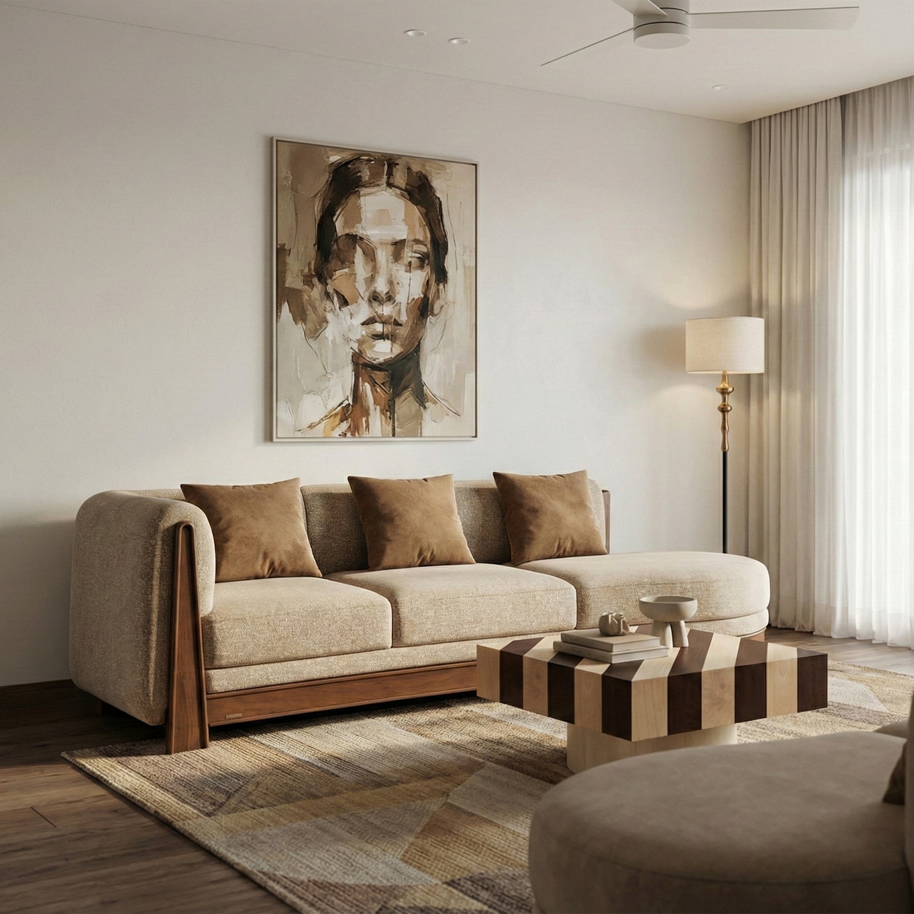Le Roi L shape Sofa