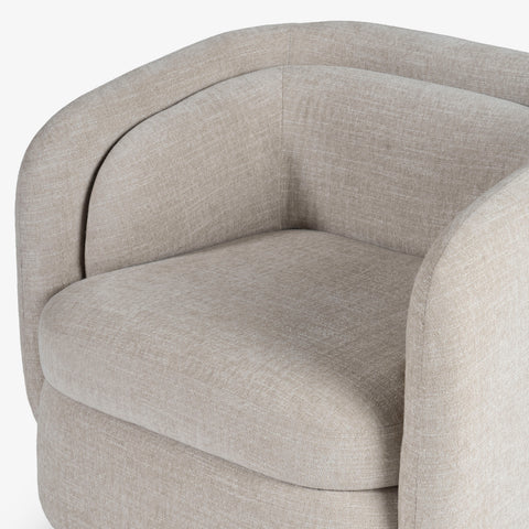Armchair front angle view